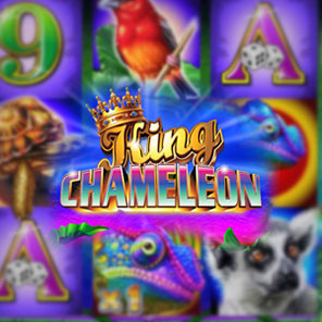 В версии демо мы играем в игровой аппарат King Chameleon бесплатно без скачивания без регистрации без смс онлайн