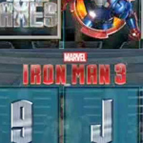 В режиме демо мы играем в игровой автомат Iron Man 3 без скачивания бесплатно онлайн без регистрации без смс